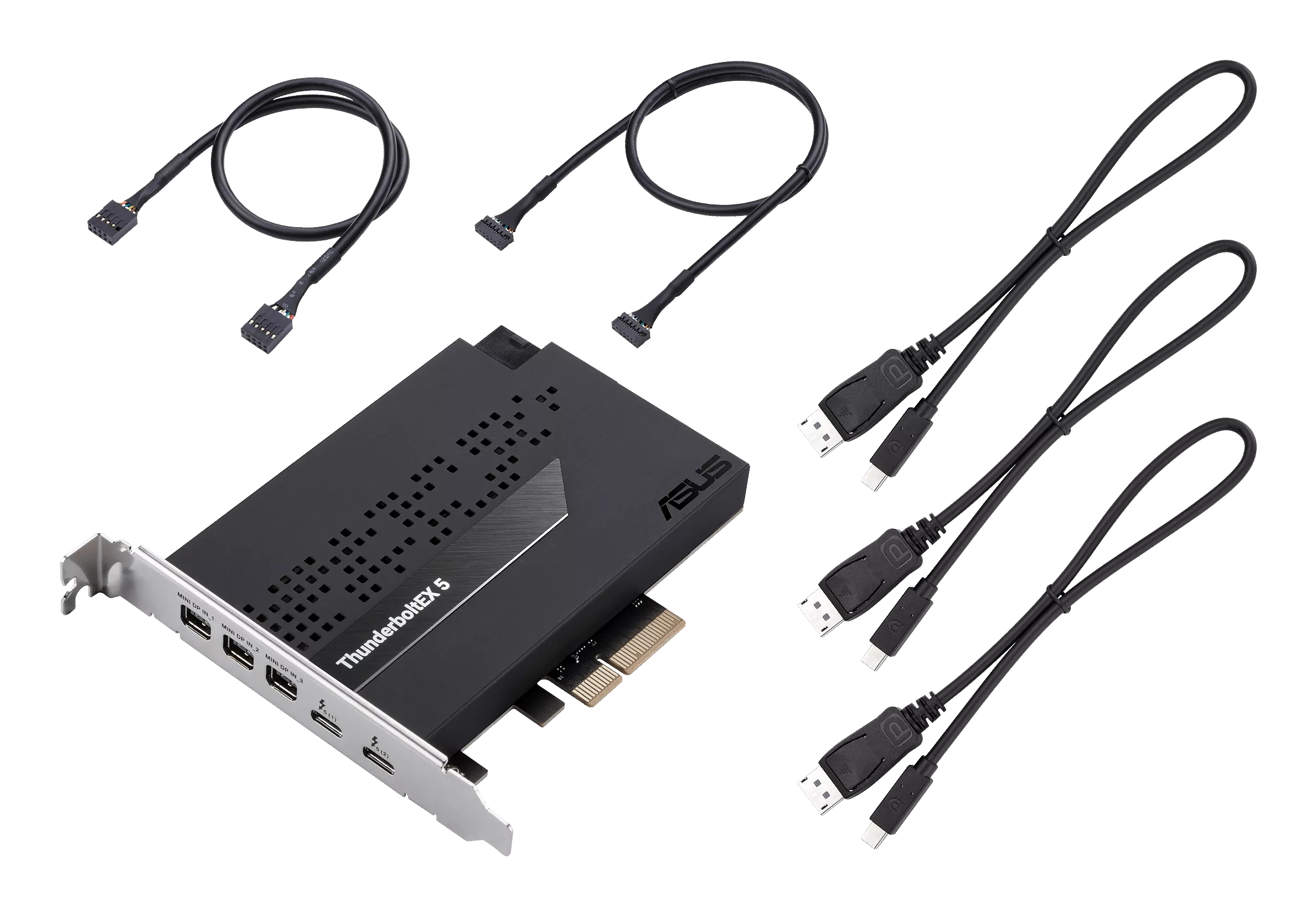 ASUS ThunderboltEX 5 Thunderbolt-Adapter PCIe 4.0 x4 Schwarz
