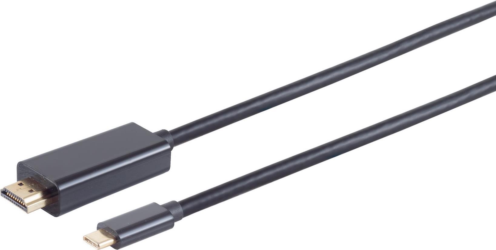 S/CONN maximum connectivity Displayportkabel-USB Typ C Stecker auf Displayport Stecker, 8K60Hz, 3,0m (10-62045)