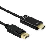 ROLINE 11.04.5995-10 1 m DisplayPort HDMI Schwarz (11.04.5995)