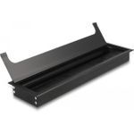 Delock Kabeldurchführung für Tischeinbau mit Bürste 300 x 80 x 28 mm schwarz (66858)