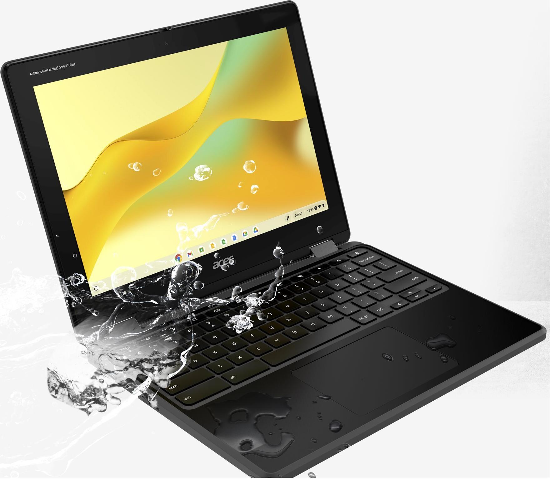 Acer Chromebook Spin 512 R856LT-TCO 12" N100 8 GB RAM 64 GB eMMC 4G Schiefer schwarz