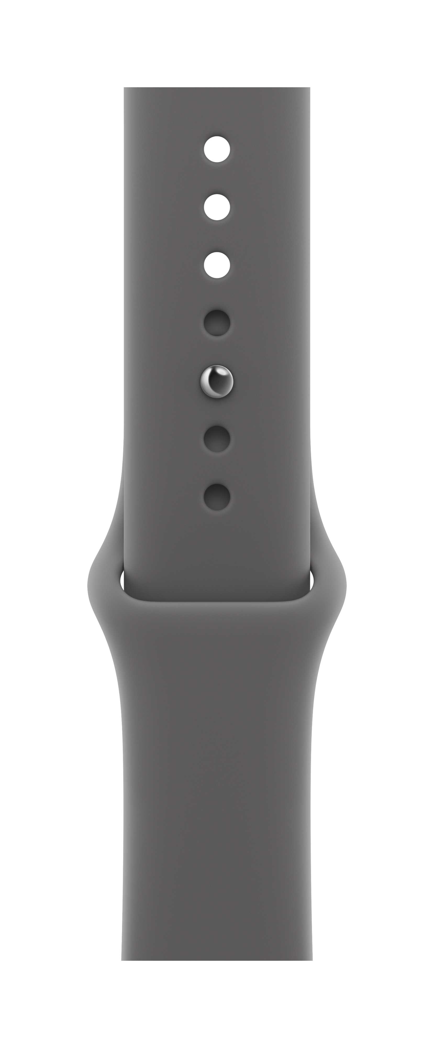 Apple Sportband für Apple Watch 46 mm Größe S/M Fluorelastomer Stone Grey