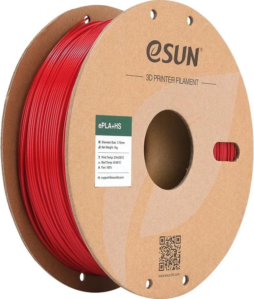 EPLA+HIGH SPEED 1,75mm FIRE ENG RED 1kg ESUN 3D FILAMENT (EPLA+HS-P175FR1)