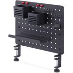 StarTech.com Clamp-On Pegboard with Accessories, 16.5 x 12.5in (42 x 32cm) (1612B-DESK-PEGBOARD)