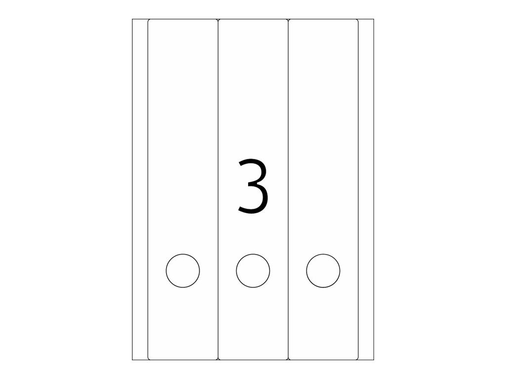 HERMA Special Ordner-Etiketten 61 x 297 mm blickdicht selbstklebend Chlorfrei PEFC-zertifiziert Grün