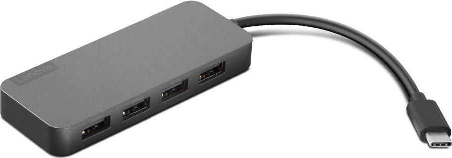 Lenovo USB-C to 4 Port USB-A Hub Hub 4 x SuperSpeed USB 3.0 + 1 x 