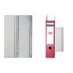 LEITZ Tauenpapier-Register, Zahlen, A4 Überbreite, 1-25,grau 25-teilig, halbe Höhe, 100 g-qm, Lochung: 80 mm, mit (1381-00-85)