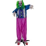 EUROPALMS Halloween Figur Clown Charly, animiert, 164cm (83316148)