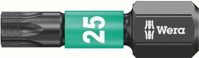 Wera 867/1 IMP DC Impaktor TORX® Bit 25 mm 05057624001 T 20 6,3 mm (1/4")-Sechskant Länge:25 mm (05057624001)