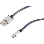 S-Conn 14-50030 2m USB A USB C Männlich Männlich Blau USB Kabel (14-50030)