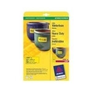 Avery L6105-20 - Polyesteretiketten - Gelb - 29,6 x 63,5 mm - 540 Etikett(en)... - Avery L6105-20 - Polyesteretiketten - Gelb - 29,6 x 63,5 mm - 540 Etikett(en)...