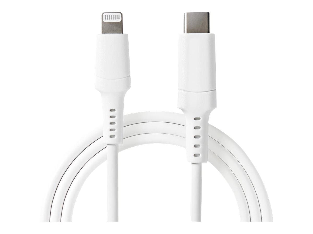 Nedis Lightning-Kabel 1 m USB-C zu Lightning Weiß