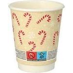 PAPSTAR 20 Einweg-Trinkbecher Candy Canes 0.2 ml (89695)