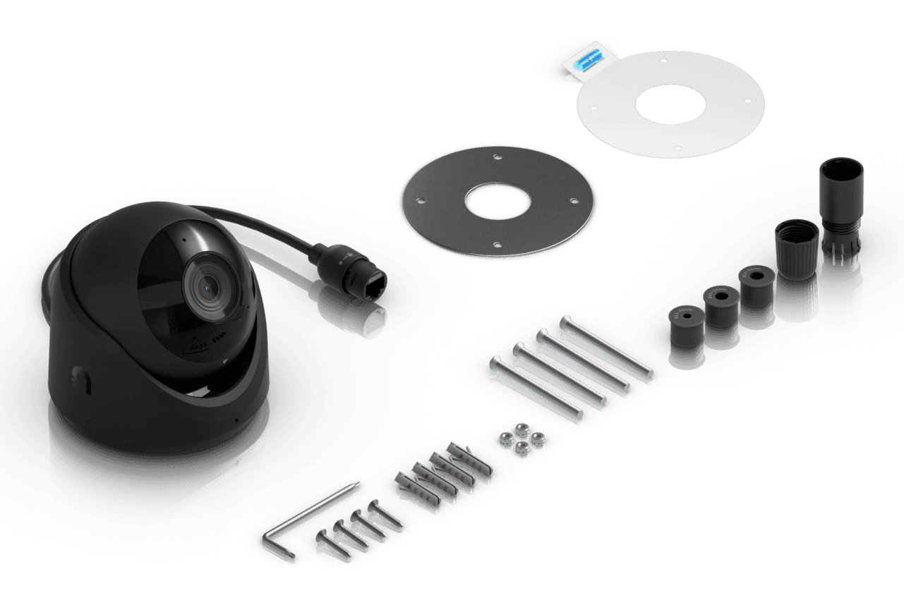 Ubiquiti UniFi Protect G6 G6 Turret 8 MP 4K Netzwerkkamera Schwarz