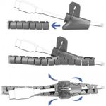 DeLOCK 18843 Kabelschutz Kabelbodenschutz Grau (18843)