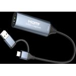 MicroConnect HDMI Video Capture link to USB-C And (MC-GEN-CH-V2)