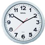 Jakob Maul GmbH Wanduhr MAULstep O 35 cm Silber (9053695)