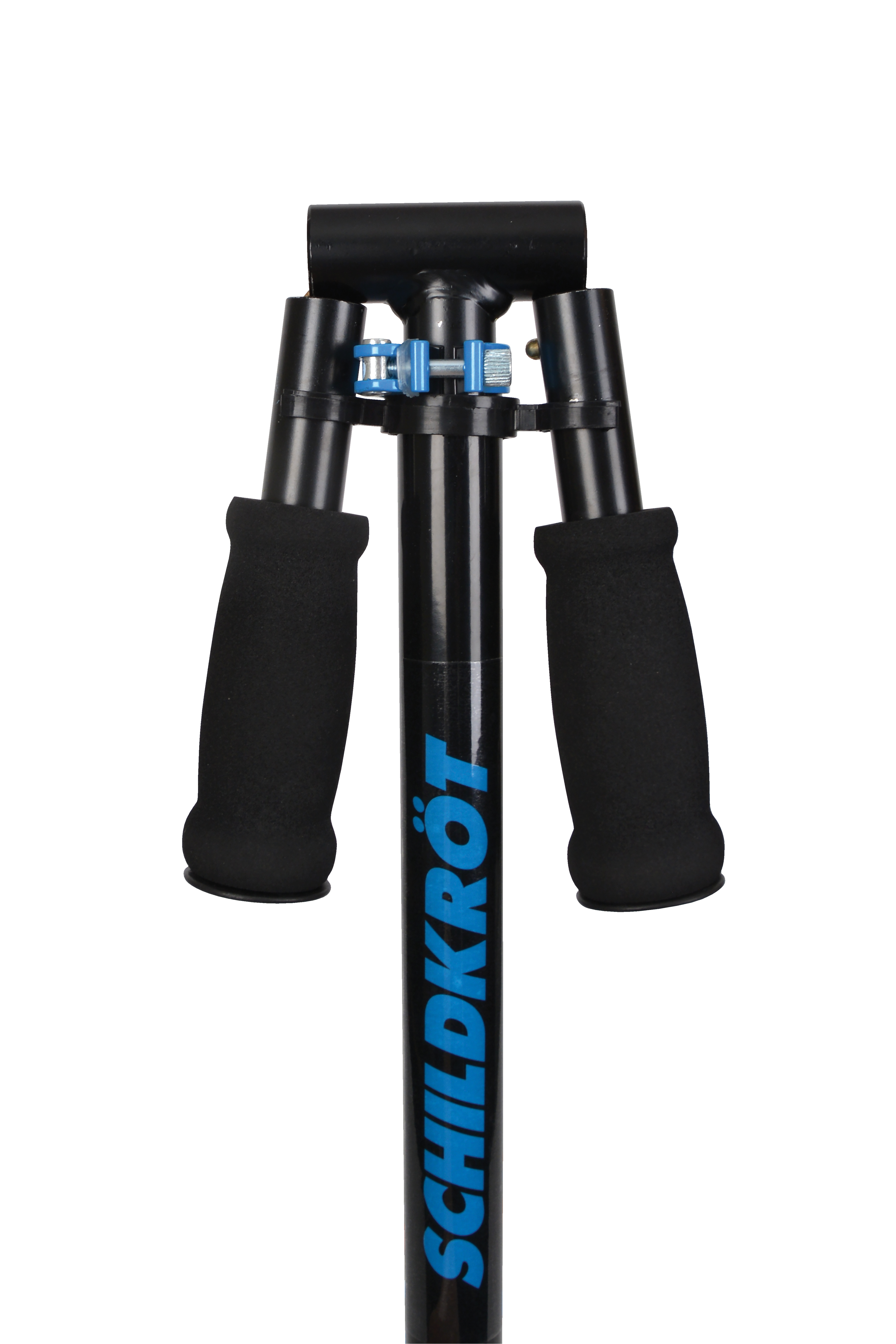 SCHILDKRÖT Tretroller City Scooter RunAbout Aluminium 145 mm PU-Räder 3-fach höhenverstellbar Schwarz, Blau