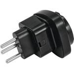OMNITRONIC Adapter EU/CH Stecker 10A sw (30236262)