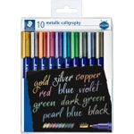 STAEDTLER Marker Metallic calligraphy 10 St.im Etui, 2.8mm (8325 TB10)