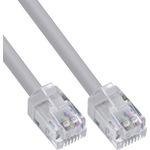 InLine® Modular-Rundkabel RJ12, Stecker / Stecker, 6adrig, 6P6C, 2m (18742)