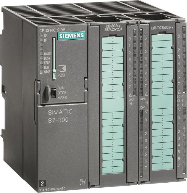 Siemens CPU 314C-2 DP 24DE/16DA 192Kbyte 6ES7314-6C (6ES73146CH040AB0)