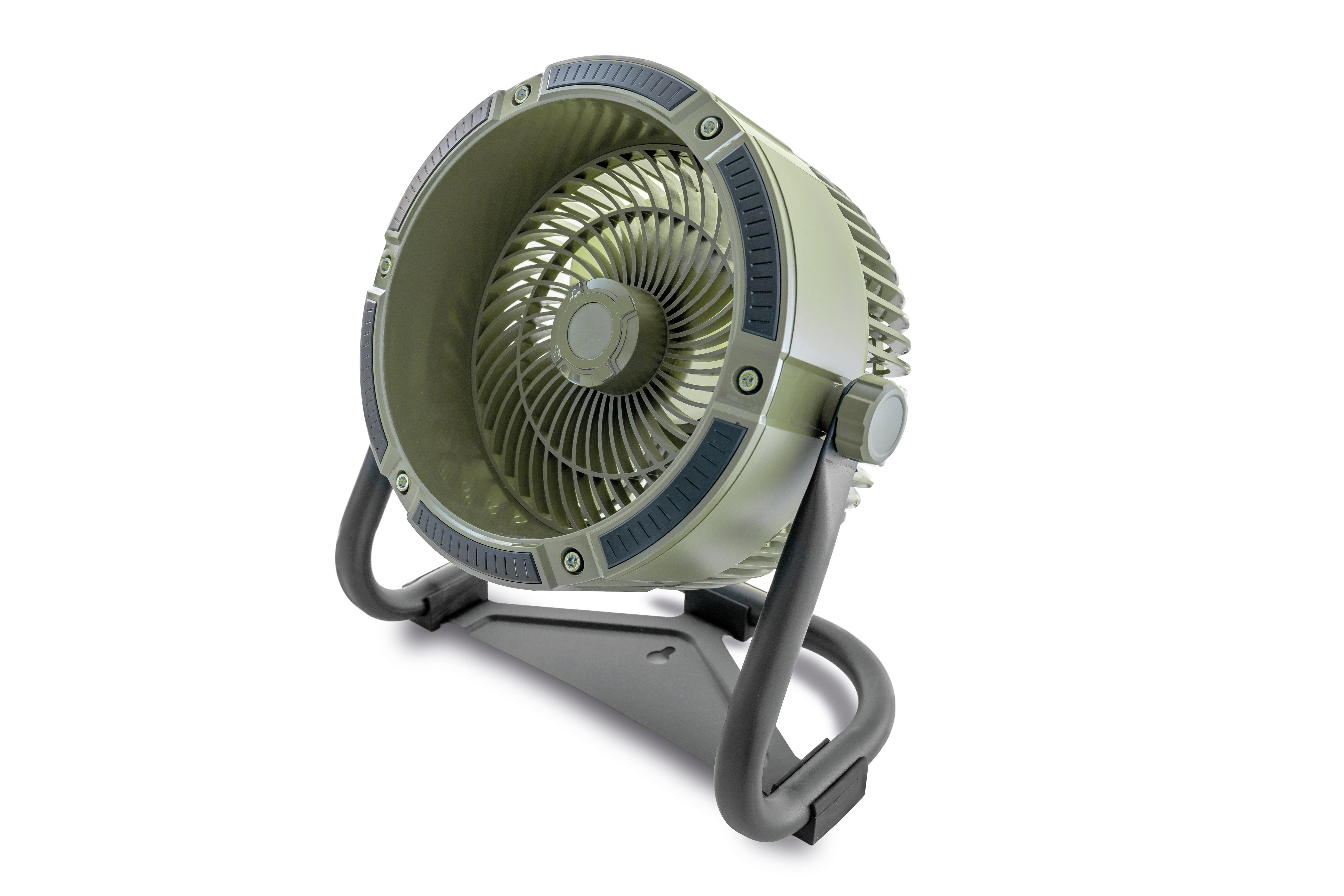 Unold Akku-Ventilator Outdoor 86656 10W 4 Geschwindigkeitsstufen Ø18,5cm Grün
