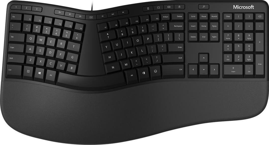 INCASE ERGONOMIC KEYBOARD EN-EU LAYOUT QWERTY EN/FR/NL/DE BLACK EMEA (LXM-00008) (geöffnet)