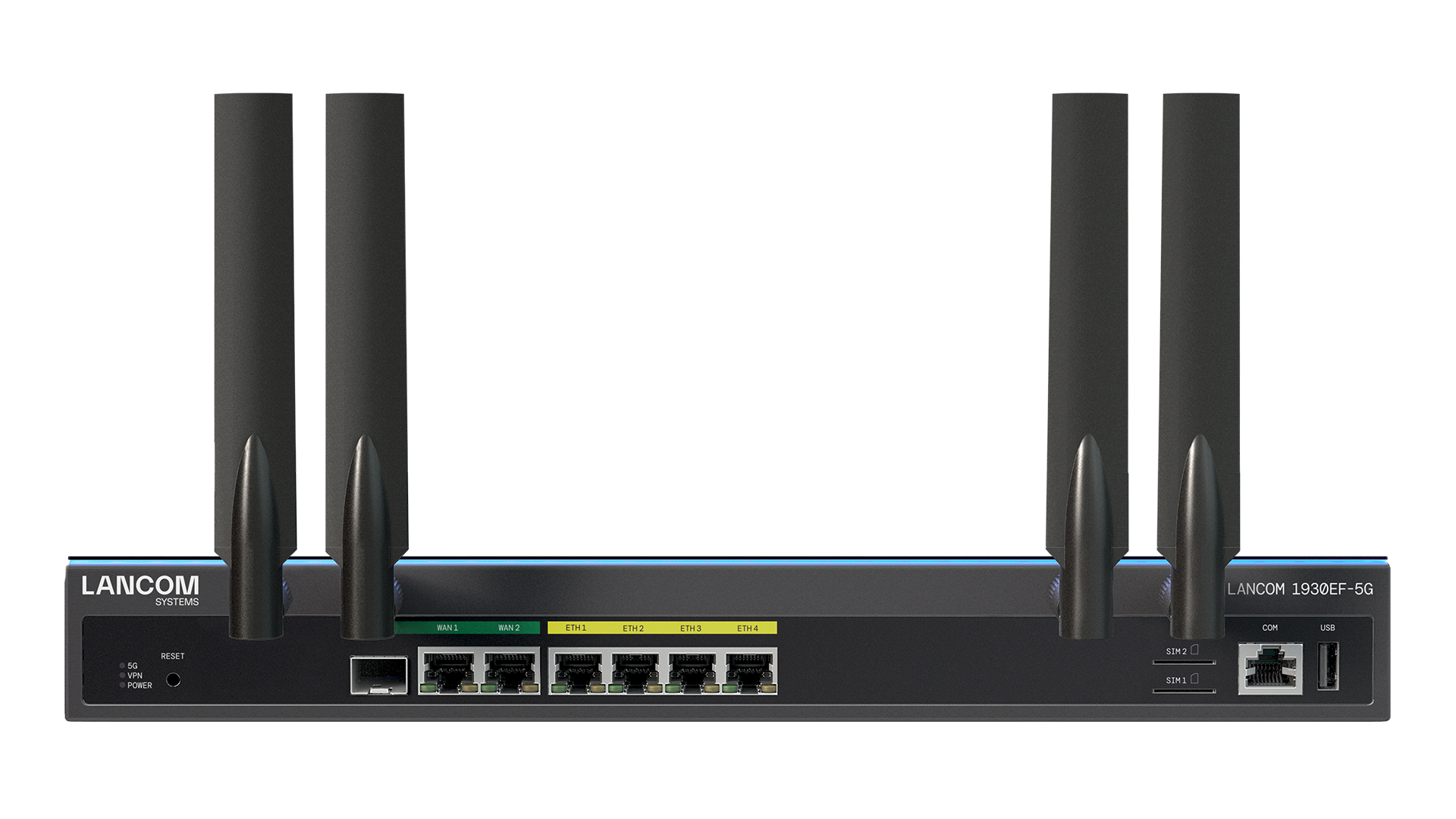 LANCOM 1930EF-5G Router WWAN 5G 4G 3G Rack-montierbar Schwarz