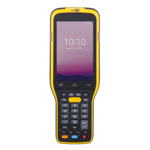 CipherLab RK95 series, 2D, MR, Func. Num., Gun, BT, WLAN, Android, GMS Mobiles Datenerfassungsgerät, 2D, Imager (Medium Range), Bildschirmdiagonale: 10,9cm (4,3''), Auflösung: Tastenfeld (Anzahl Tasten 38 keys, Functional Numeric), Pistolengriff, Anschluß: Bluetooth, WLAN (802.11ac), Micro SD-Slot, RAM: 4GB, Flash: 64GB, Android (9.0), inkl.: Google Mobile Services, Akku, 6000 mAh, separat bestellen: Netzteil, Schutzart: IP65 (AK957M6N3NPG1)