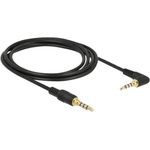 DeLOCK Audiokabel 4-poliger Mini-Stecker (M) gewinkelt bis 4-poliger Mini-Stecker (M) (85613)