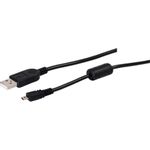 S/CONN maximum connectivity USB 2.0 A Stecker auf Mini USB 2.0 - 8 pin Stecker, 1,5m (77388)