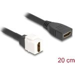 Delock HDMI-Kabel HDMI weiblich zu HDMI weiblich Keystone (86973)