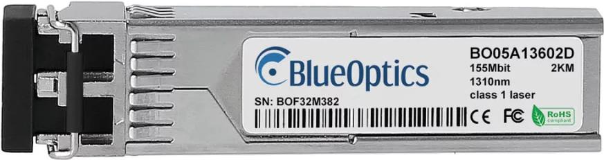Kompatibler Fortinet FS-TRAN-FX BlueOptics BO05A13602D SFP Transceiver, LC-Duplex, 100BASE-FX, Multimode Fiber, 1310nm, 2KM, DDM, 0°C/+70°C (FS-TRAN-FX-BO)