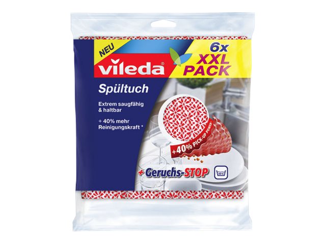Vileda XXL PACK Spültuch 30% Microfaser, 6er Pack
