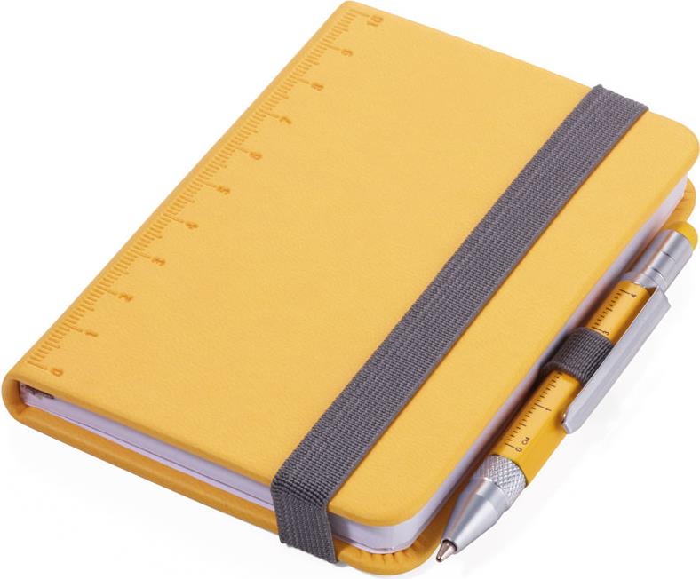 TROIKA NPP25/YE Notizbuch A7 128 Blätter Gelb (NPP25/YE)