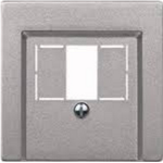 Merten 297960. Produktfarbe: Aluminium, Markenkompatibilität: Universal, Material: Thermoplast (297960)