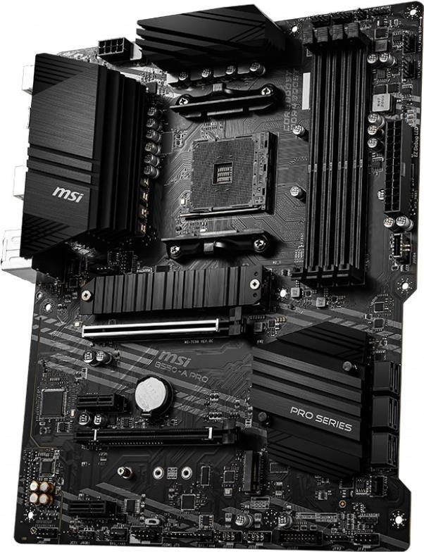 MSI B550-A PRO Mainboard ATX AMD B550 Sockel AM4 DDR4 Schwarz