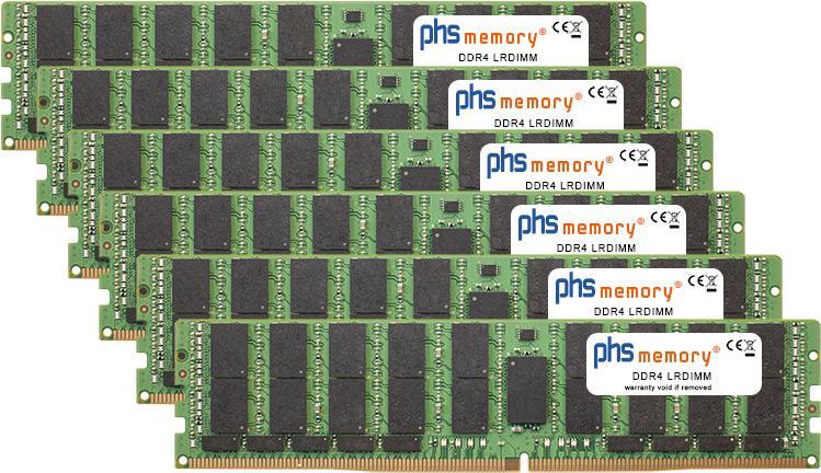 PHS-MEMORY 384GB (6x64GB) Kit RAM Speicher für Apple MacPro 8-Core 3,5GHz (2019) DDR4 LRDIMM 2933MHz
