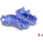 Delock Kabel Clips zum Abwinkeln 8 Stück blau (88122)