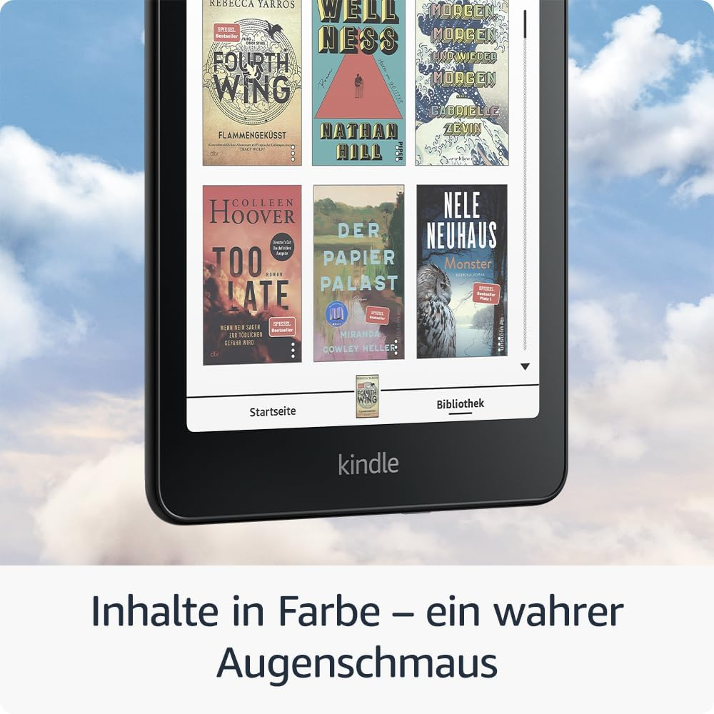 Amazon Kindle Colorsoft Signature Edition eBook-Reader 7" 32 GB Metallisch Schwarz