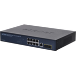 PLANET 10/100/1000T + 2-Port Managed L2/L4 Gigabit Ethernet (10/100/1000) 1U Blau (GS-4210-8T2S)