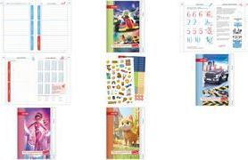 ROTH Hausaufgabenheft Kids für clevere Faule "Miez und Maus Format: DIN A5, 148 x 210 mm, 1 Woche / 2 Seiten - 1 Stück (89544)