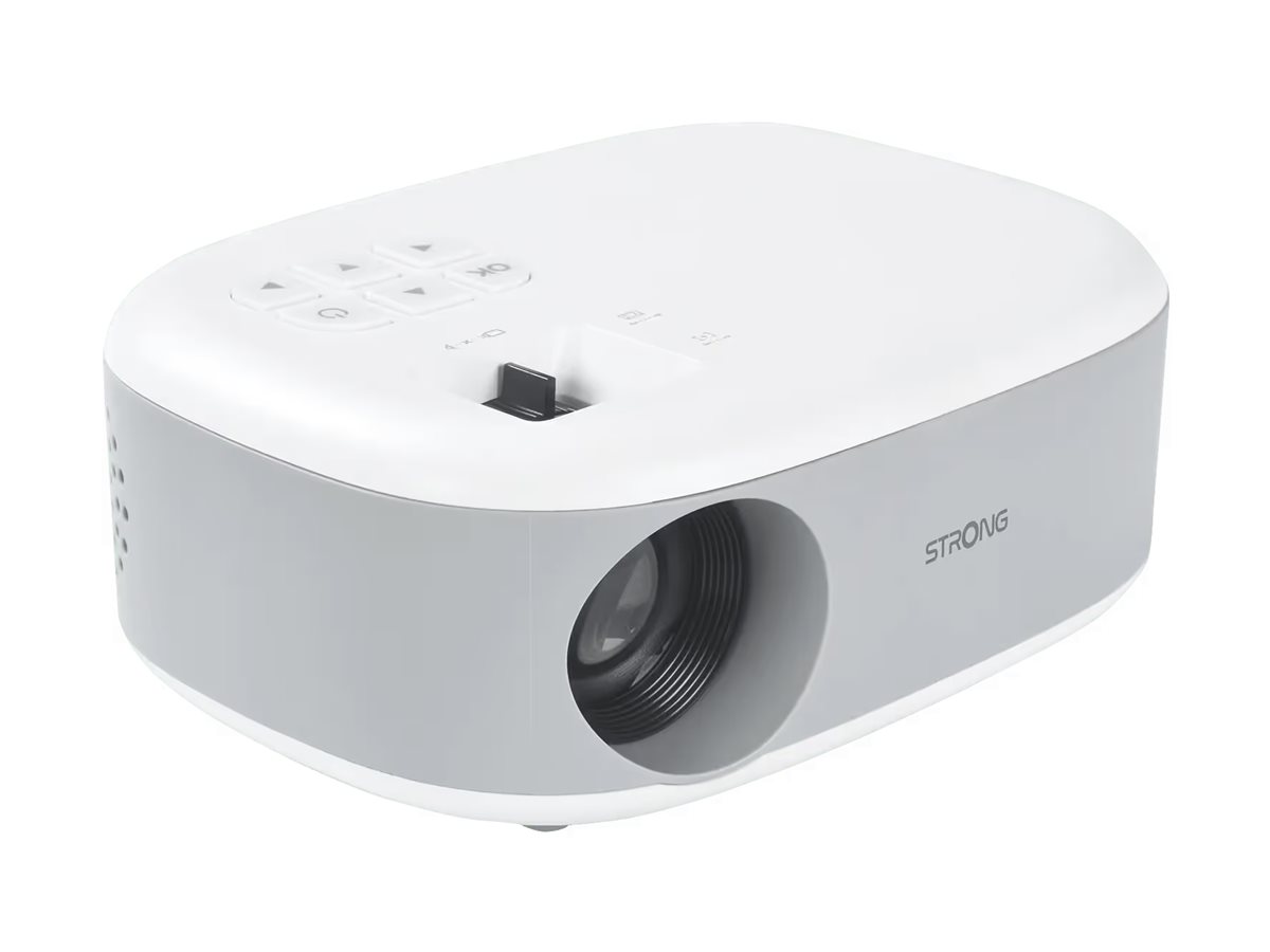Strong N1 DLP-Projektor Tragbar 720p 150 ANSI-Lumen Grau, Weiß