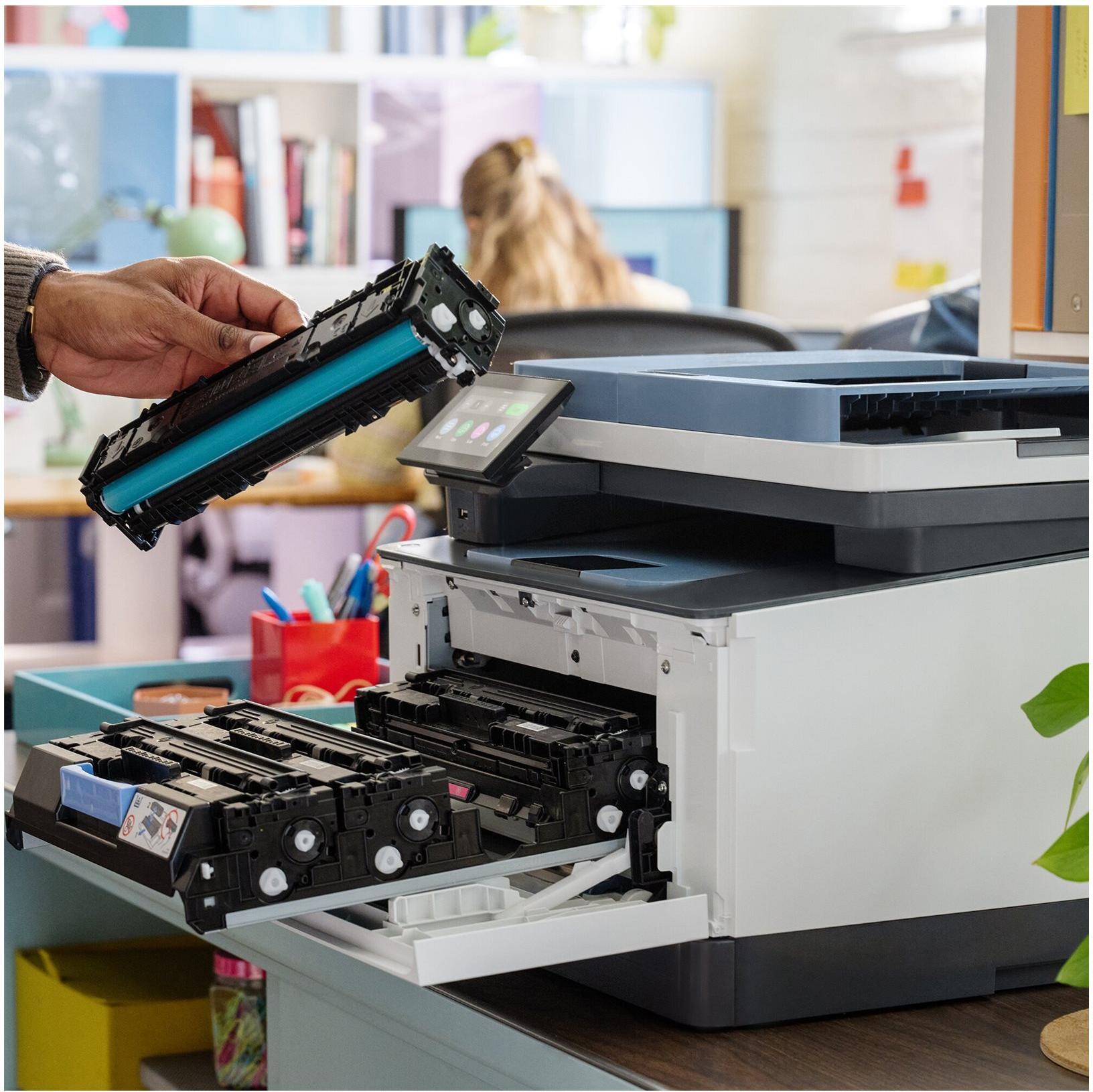 HP Color LaserJet Pro MFP 3302fdwg 25 Seiten/Min 600 x 600 DPI Blau