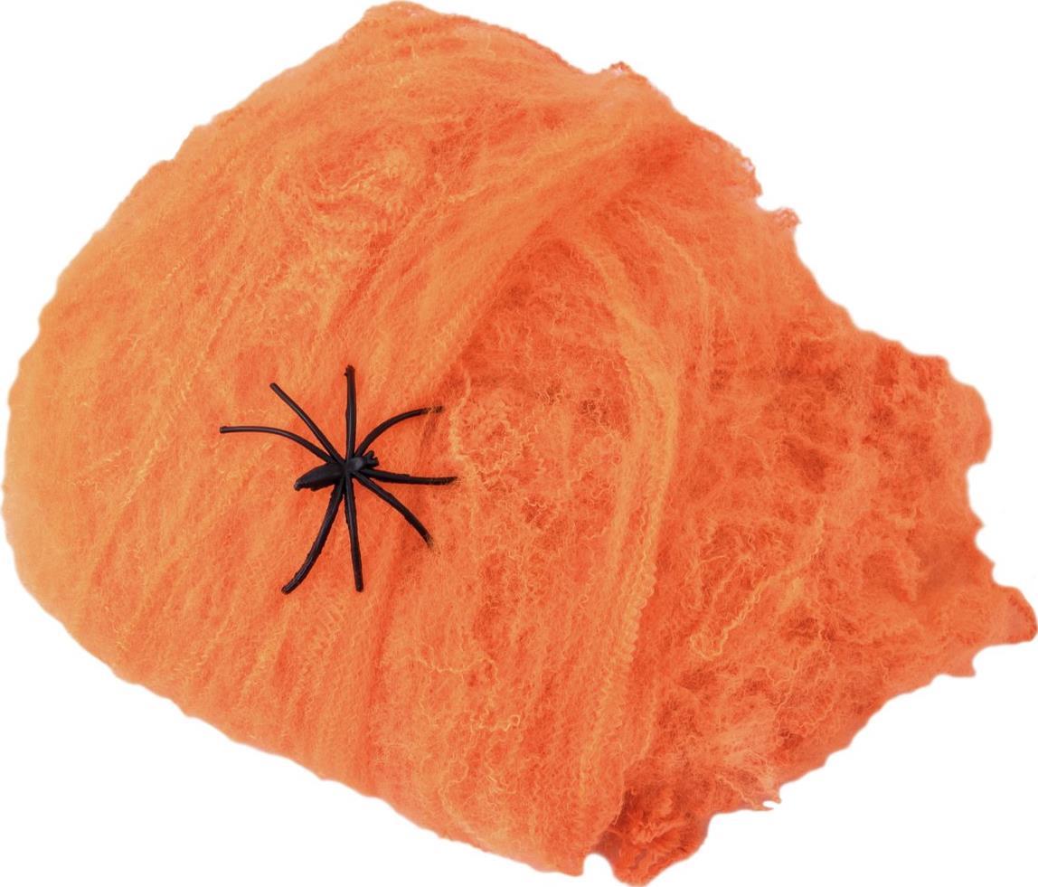 EUROPALMS Halloween Spinnennetz orange 100g (83314013)