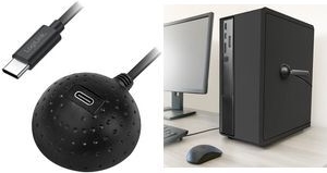 LogiLink CU0099 USB 5 Gb/s Kabel C Stecker auf Buchse Dock 1.5 m (CU0099)