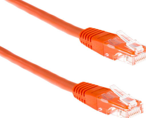 SLIM SL6 1,5 OR - Cat.6 SLIM-Light-Kabel, U/FTP, 1,5 m, orange (PKW-LIGHT-STP-K6 1.5 OR)