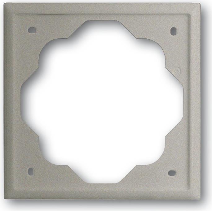 Busch-Jaeger 1754-0-2510. Produktfarbe: Champagner, Markenkompatibilität: Busch-Jaeger. Breite: 81 mm, Höhe: 81 mm, Dicke: 6 mm (2CKA001754A2510)