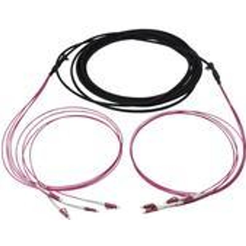 Synergy 21 S217059 Glasfaserkabel 100 m 4x LC U-DQZN BH OM4 Pink 